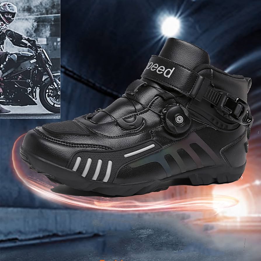 Amazon.co.jp: 防水バイクブーツメンズ快適なバイクショート